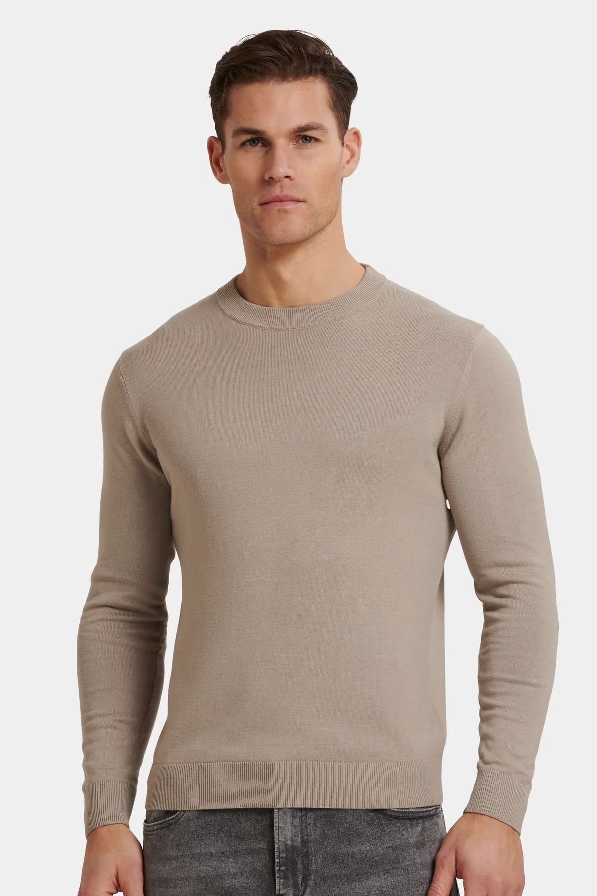 Suéter Crema  Clásico, Elegante