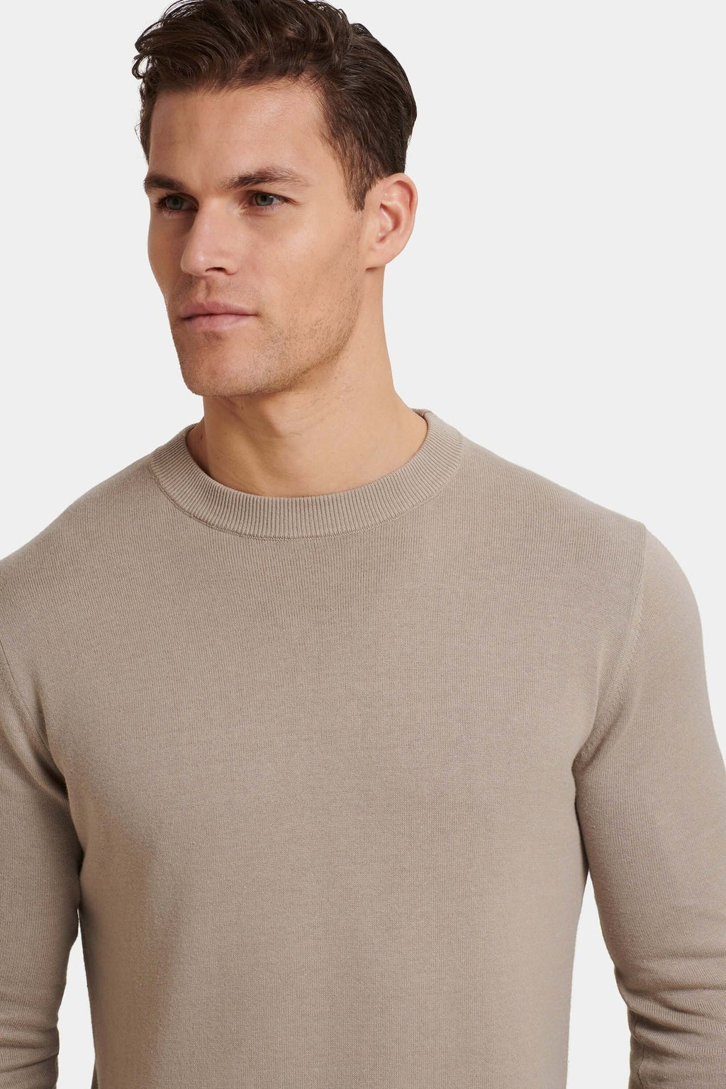 Suéter Crema  Clásico, Elegante