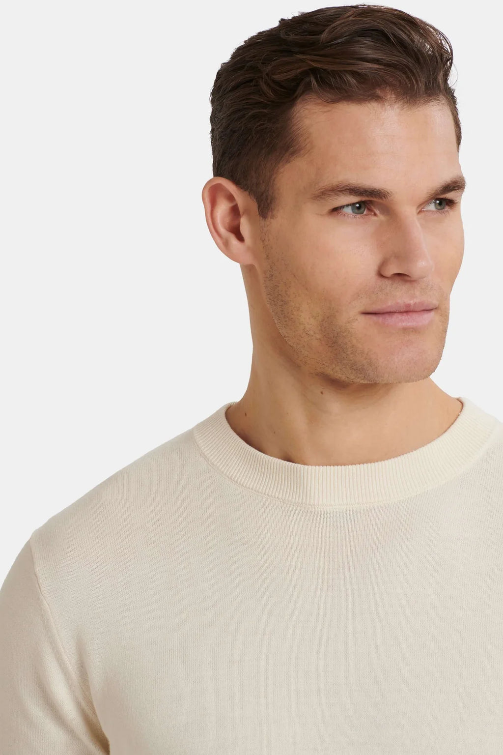 Suéter Beige claro Clásico, Elegante