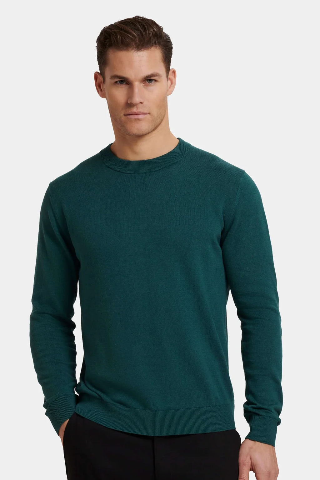 Suéter Verde marino Clásico, Elegante