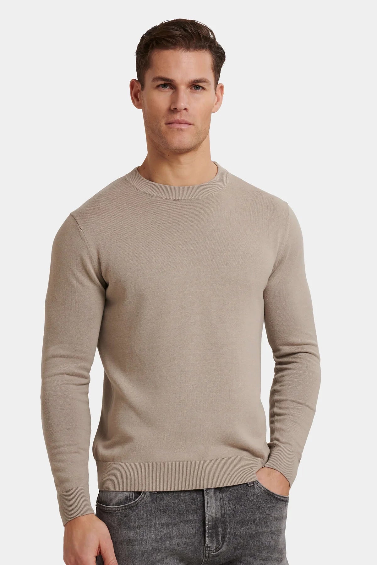 Suéter Crema  Clásico, Elegante